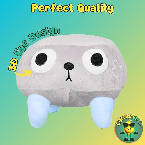 Lemoneon Dandy's World Plush 10" Pebble Plush Stuffed Figure Pillow for Video Game Fans Room Decor thumbnail 3