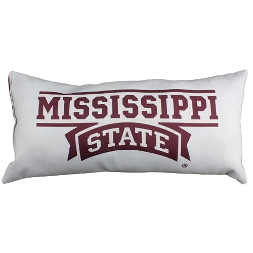 College Covers Everything Comfy Mississippi State Bulldogs 2 Sided Bolster Small Travel Pillow Decorative Pillow 16 x 6 thumbnail 3