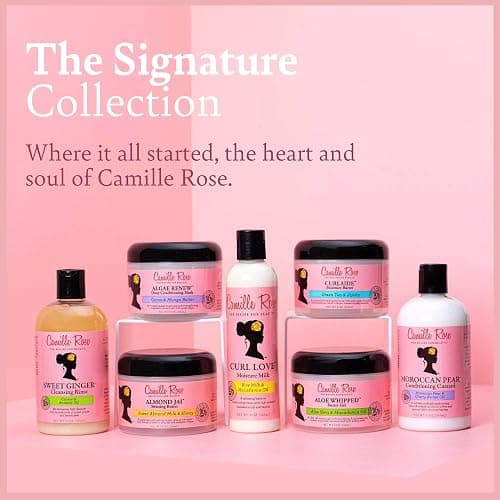Camille Rose Curl Love Moisture Milk Leave-In Conditioner, with Rice Milk and Macadamia Oil to Soften, Smooth and Detangle Curly Hair, 8 oz thumbnail 7