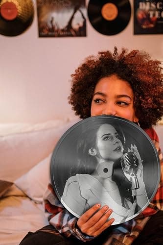 GIFTSFARM Lana Del Rey Vinyl Record Wall Decor, Lana Del Rey Merch, Room Decor (11.6 Inch, Set of 2) thumbnail 2