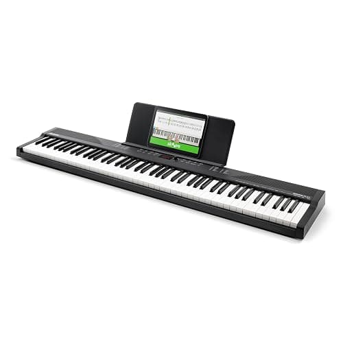 Alesis 88 Key Keyboard Piano with 480 Sounds, Speakers, USB MIDI, Carry-Bag, Stand, Headphones, Pedal and Piano Lessons for Beginners thumbnail 11