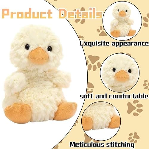 PSFXBM Duck Teddy, Duck Plush Toy, Stuffed Animal Toy, Cute Ducks Soft Plush Animal Doll, Warm Ducks Gifts For Kids, Kids Birthday, Children's Day, Excellent Gift (Yellow) thumbnail 4
