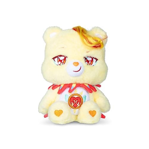 Basic Fun Care Bears 35cm Kindness Keepers Plush – Funshine Bear Eco-Friendly Soft Toy with Cute Expression & Belly Badge – Adorably Collectible Plush for Kids & Fans - Image 1