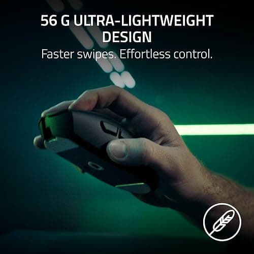 Razer DeathAdder V4 Pro Wireless Gaming Mouse: 56g Lightweight - HyperSpeed Wireless Gen-2 - Optical Scroll Wheel - Optical Switches Gen-4 - Focus Pro 45K Sensor Gen-2 - Up to 150 Hr Battery thumbnail 4