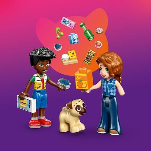 LEGO Friends Heartlake City Convenience Store Building Toy for Girls & Boys - Pretend Play Set for Kids, Ages 5+ - W/Autumn & Zac Minidolls, 1 Toy Dog, & Accessories - Gift Idea for Birthdays - 42680 thumbnail 5