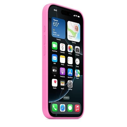 Apple iPhone 16 Pro Silicone Case with MagSafe - Peony ​​​​​​​ thumbnail 5
