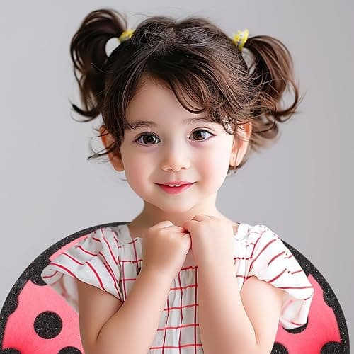 Abaodam Foldable Ladybug Wings for Kids Performance Mesh Cosplay Wing Red Costume Prop Portable Party Accessory for Girls Stage Play thumbnail 9