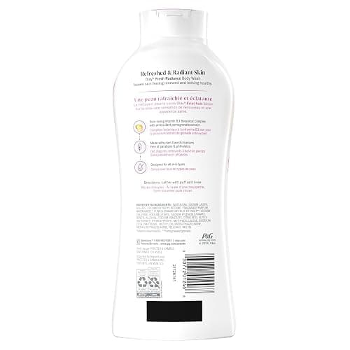 Olay Body Wash for Women, Fresh Radiance, Refreshing & Renewing, Made with Plant Based Cleansers, B3 Botanical Complex, For All Skin Types, Peach & Cherry Blossom Scent, 22 fl oz (Pack of 4) thumbnail 12