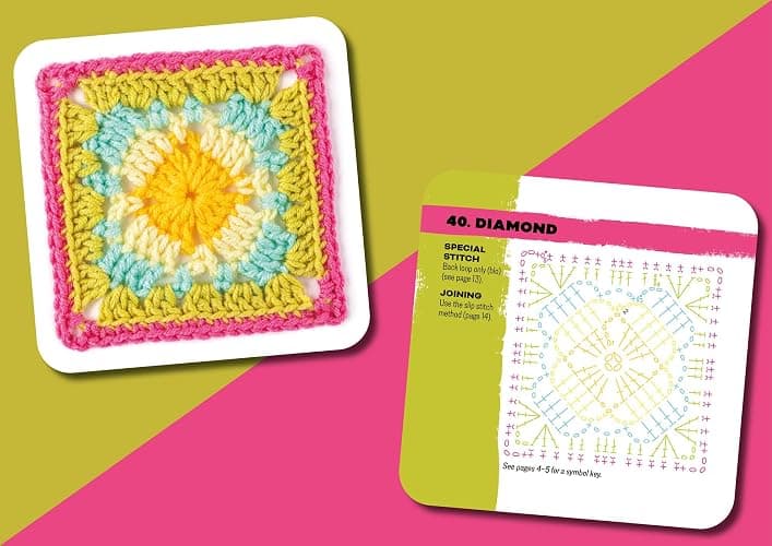 The Granny Square Card Deck: 50 mix and match designs thumbnail 10