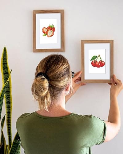 PeakLuv 12 Pcs Small Diamond Art Kits, Fruit Mini Diamond Painting Kits for Adults Beginners, 5D DIY Square Drill Diamond Dots, Quickly Finishable Mini Gem Art for Home Wall Desktop Decor, 6X7in thumbnail 8