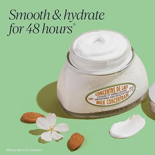 L'Occitane Almond Milk Concentrate, 48 Hour Hydration*, Moisturizes, Firms & Smooths Skin with Almond Milk & Oil, Clean Skincare, Non-Greasy, Vegan thumbnail 2