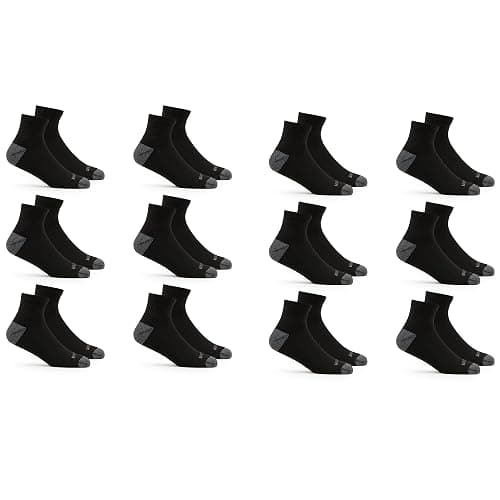 Fruit of the Loom Mens Dual Defense Ankle Socks (12 Pack) - Image 1
