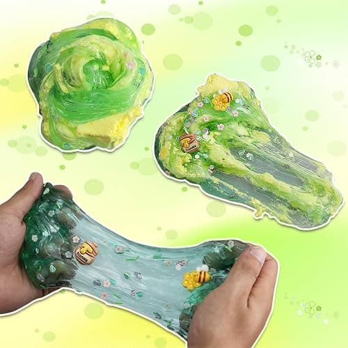 2 Pack Slimes, Slime for Kids Honey & Panda kit, Butter Cloud Slime kit for Girls Ages 8-12,Toys for Girls and Boys,4-10 Year Old Girl Birthday Christmas Party Favors for Kids Goodie Bag Stuffers thumbnail 6