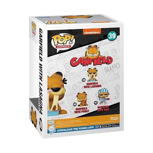 Funko Pop! Comics: Garfield– Garfield with Lasagna Pan - Collectable Vinyl Figure - Gift Idea - Official Merchandise - for Kids & Adults - Cartoons Fans - Model Figure for Collectors and Display thumbnail 3