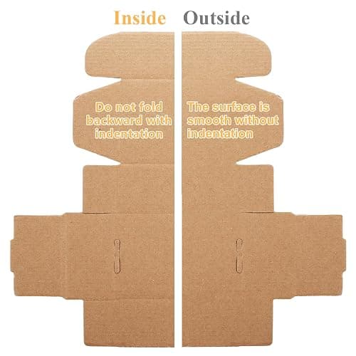 AHAQU 30PCS Cardboard Postal Boxes, 15x10x6cm/6x4x2.3 Inch Small Shipping Boxes, Corrugated Parcel Boxes for Small Business, Gift Packaging, Mailing, Posting- Brown thumbnail 6