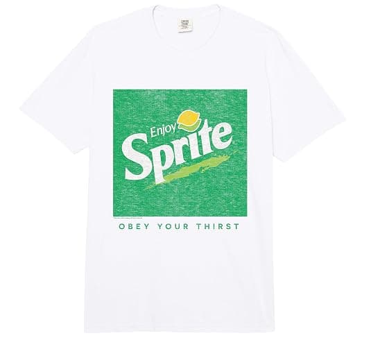 Coca-Cola - Sprite Obey Your Thirst Comfort Colors Adult Heavyweight T-Shirt - Image 1