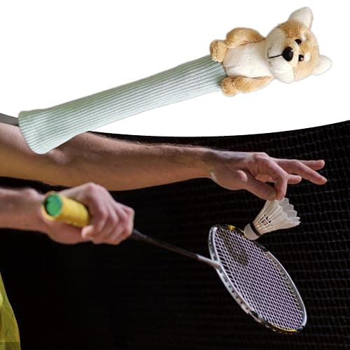 Generic Animal Doll Cover for Badminton Racket Handle, Grip Protector for Players thumbnail 4