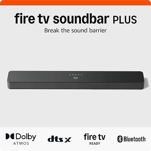 Amazon Fire TV Soundbar Plus (newest model) with built-in subwoofer, 3.1 channel, Dolby Atmos, clear dialogue thumbnail 7