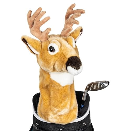 Daphne's Headcovers Deer Driver Headcover Premium Driver Headcovers Funny Golf Club Covers Stylish Protection for Your Clubs Men's Golf Gear Driver Headcover for Men and Women - Image 1