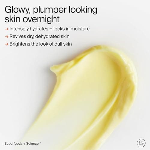 Youth To The People Superberry Dream Mask - Hyaluronic Acid + Vitamin C Face Moisturizer + Overnight Facial Mask, Hydrates + Plumps + Brightens Skin, Evens Skin Tone, For Dry + Dull Skin, Non-Greasy thumbnail 2