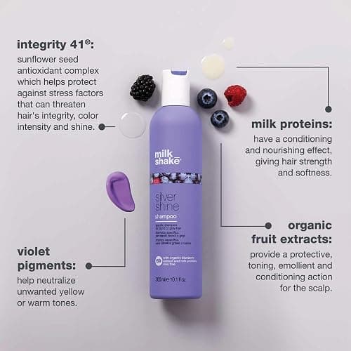 milk_shake Silver Shine Shampoo | Mutes Brassiness for Blond Hair thumbnail 3
