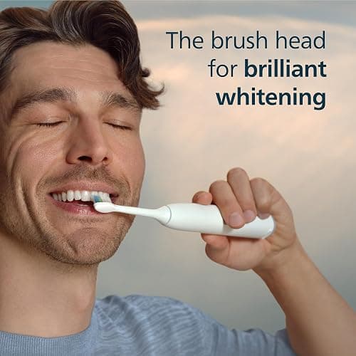 Philips Sonicare W DiamondClean - Genuine Replacement Electric Toothbrush Heads, White, 4 Pack One Year Supply, HX6064/65 thumbnail 2