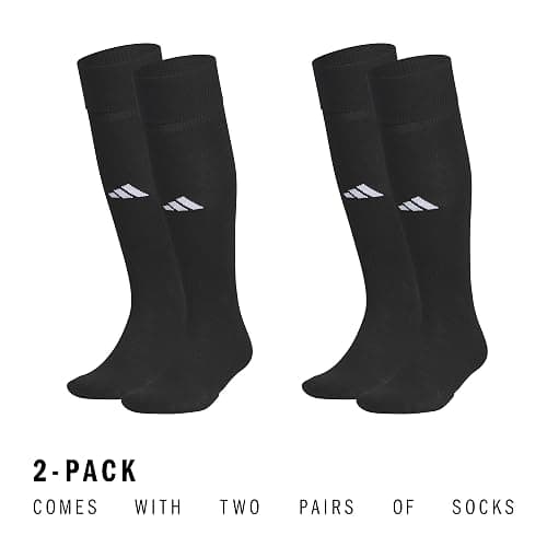adidas Unisex Rivalry Soccer Socks (2 Pairs) Over-the-Calf thumbnail 6