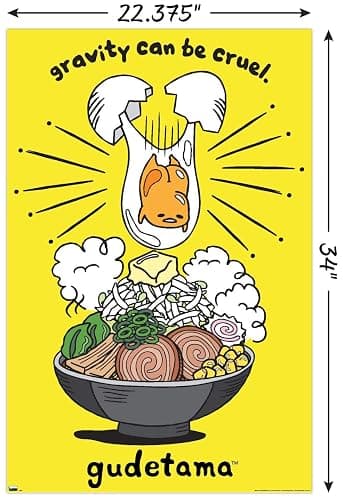 Trends International Gudetama - Gravity Wall Poster, 22.375" x 34", Unframed Version thumbnail 3