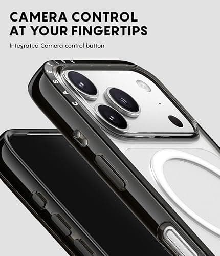 CASETiFY for iPhone 17 Case - Compact Compatible with MagSafe | Slim and Sleek | 4ft. 2x Military Grade Drop Protection | Eleanor by Ivory Paper Co | Black thumbnail 7