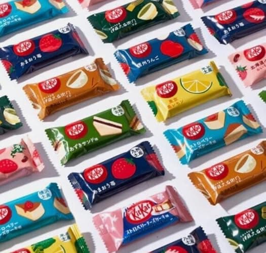 Konbini Japan - 24 Mini Japanese KitKat Chocolate Variety Pack Assortment (12 Flavors X2) Authentic Candy Snacks Wafer Sweets Gift - 24 Cute Small Size thumbnail 9