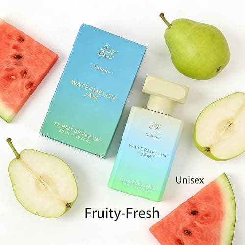 OUSHANG Watermelon Jam Perfume for Women and Men, Juicy Watermelon Fruity Scent, Fresh Sweet Summer Fragrance, Long Lasting Extrait de Parfum thumbnail 2
