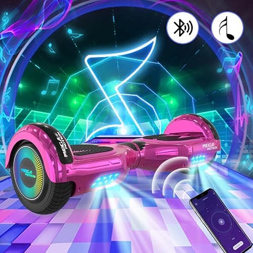 MEGA MOTION Hoverboards con Hoverkart para Niños, Hoverboards 6,5 Pulgadas con Altavoz Bluetooth, con Luces LED, Regalo para Niños thumbnail 2