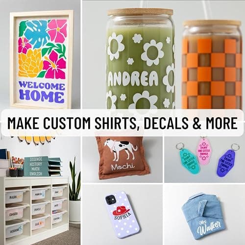 Cricut Maker 4 Starter Kit for Beginners - Smart Cutting Machine with Vinyl & Iron-On (HTV), Tools & Materials for Stickers, Shirts & DIY Crafts thumbnail 3