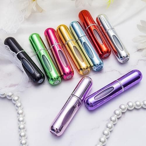 Yamadura Mini Refillable Perfume Portable Atomizer Bottle Refillable Perfume Spray, Refill Pump Case for Traveling and Outgoing (5ml, 4 Pack) 4 thumbnail 2