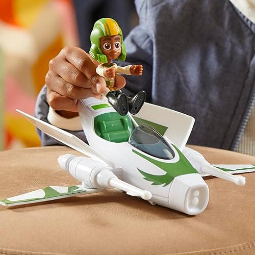 Star Wars: Young Jedi Adventures Jedi Pilot Kai Brightstar, 4-Inch Scale Action Figure Ship, Toys, Preschool Toys for 3 Year Old Boys & Girls thumbnail 2