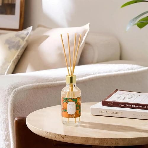 Airkeep Reed Diffuser Oil Set with Reed Sticks,Citrus Aromatherapy Oil Scent Diffuser for Home Office Bathroom Decoration Perfume and Gifts 3.38oz/100ml thumbnail 5