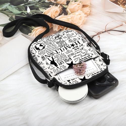 POFULL Musical Lover Crossbody Bag Musical Merchandise Theater Fans Gift thumbnail 3