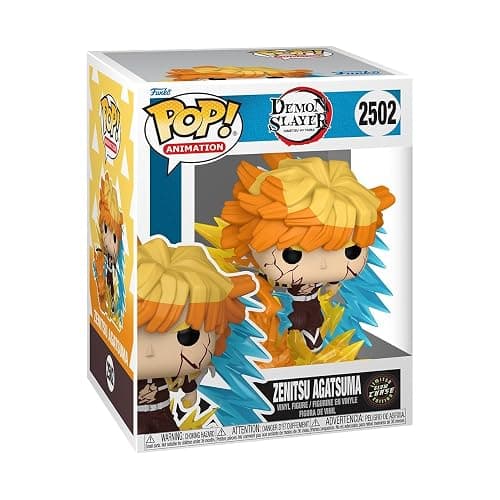 Funko POP! Premium: Demon Slayer - Zenitsu with Chase | Official Merch - Collectable Vinyl Figurine for Shelf Display - Birthday Gift Idea for Fans and Collectors thumbnail 3