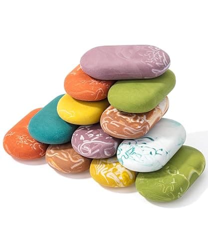Mr. Pen- Erasers, 12 Pack, Earthy Colors, Marble Pencil Eraser, Erasers for Pencil, Mr Pen Erasers - Image 1