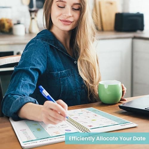 Monthly Planner 2026-2027, 2 Year Months Calendar Planner 2026-2027, Runs from January 2026 - December 2027, 7" x 10", 24 Months, Perfect for School Office Home Planning - Green thumbnail 2