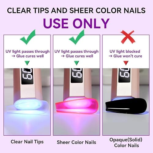 Makartt Solid Nail Glue Gel: Super Strong Nail Glue for Press On & Acrylic Nails, 3D Gel Nails Art Design, Long Lasting Clear Adhesive 15ML, UV Lamp Cured, Ideal for Home Salon DIY Use thumbnail 7