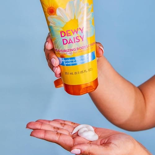 Tree Hut Dewy Daisy Moisturizing Body Lotion, 8.5 Fl Oz | Ceramide and Squalene Formula Helps Protect Skin, Long-lasting Hydration Leaves Skin Feeling Soft & Moisturized, Vegan thumbnail 8