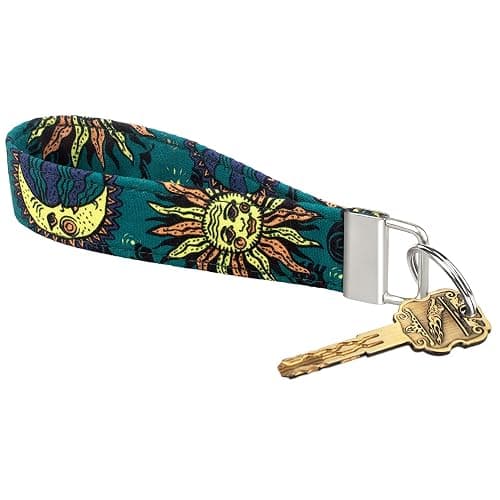 CELOKIY Cool Wristlet Keychain Holder - Hand Wrist Lanyard for Keys and Wallets - Image 1