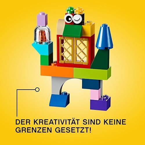 LEGO Classic Große Bausteine-Box mit kreativen Bausteinen, Kamera, Vespa und Bagger als Bauset - Spielzeug zum Bauen - Geschenk zu Weihnachten für Jungen und Mädchen ab 4 Jahren 10698 thumbnail 6