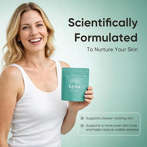 FWPTEI LYSA Acne Gummies, LYSA Ritual Acne Treatment Immune Support & Skin Health - High Potency Vegan Gummies, Sugar-Free, Gluten-Free Gummy Supplement, 60 Gummy thumbnail 3