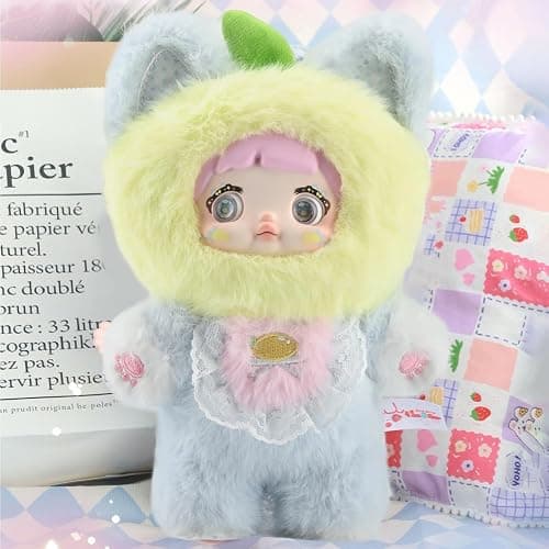 Mckkymi Plush Blind Box, Kawaii Nommi Cute Fruit Series Stuffed Blind Box Doll 1PC, Kawaii Mystery Plush Toys Collectible for Birthday Gift (1 of 7 Possible Styles) thumbnail 9