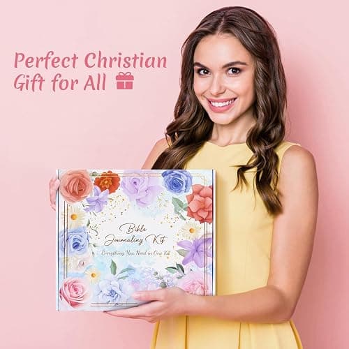 Bible Study Supplies Bible Journaling Kit: Bible Accessories Set with Journal, Pen Case, Tabs, Bookmarks, Tape, Highlighters and Pens No Bleed, Bibles Study Kit for Women Men Beginner Christian Gifts - Blue thumbnail 7
