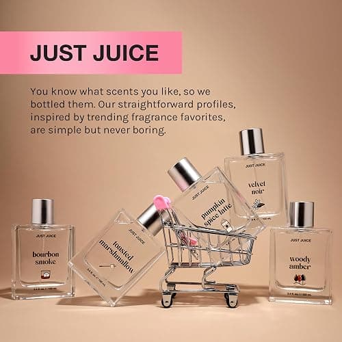 Just Juice Toasted Marshmallow - Vanilla Perfume for Women and Men - Gourmand Mini Travel Perfume with Caramel, Marshmallow, Amber Notes - 0.33 oz thumbnail 9