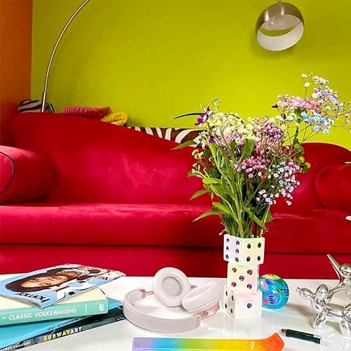 MOUGIGI Ceramic Dice Vase - Unique Decor for Dried Flowers, Rose, Pampas Grass - Stunning Design for Any Modern Space for Inspiring Smiles thumbnail 7