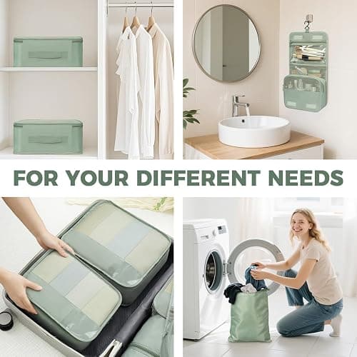 9 Set Packing Cubes Organizers  thumbnail 8